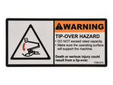 1706127 Decal, Tip Over (Engine) | JLG